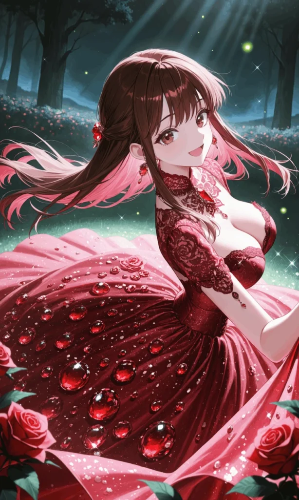 ガーネットドレス②